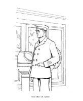 A coloring page of the titanic